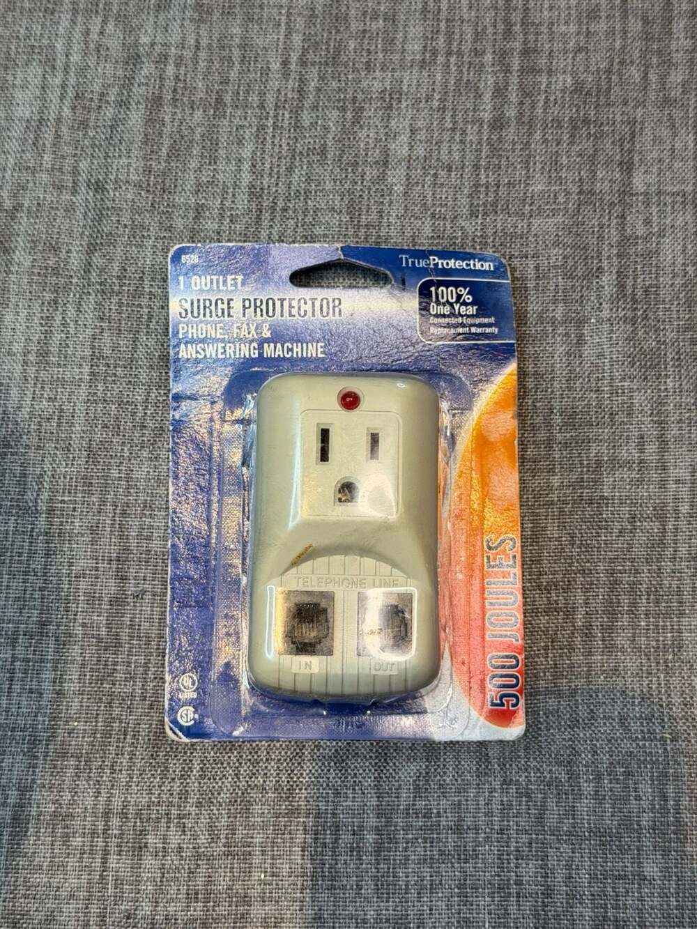 Woods TrueProtection Surge Protector with Phone/Fax/Answering Machine